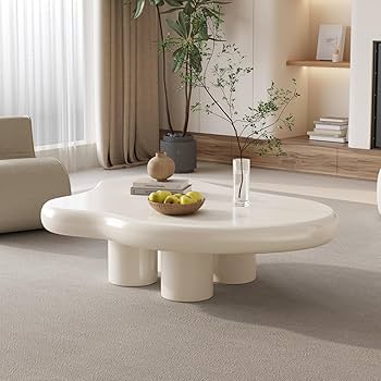 Amazon.com: Miuuod Cloud Coffee Table with 4 Legs for Living